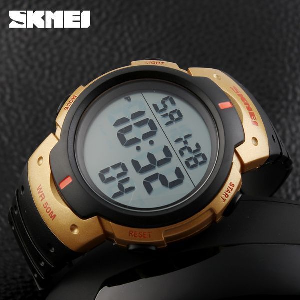 Skmei 1068GD Gold-Black 8841430801641 фото