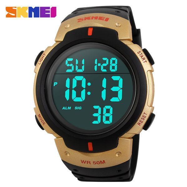 Skmei 1068GD Gold-Black 8841430801641 фото