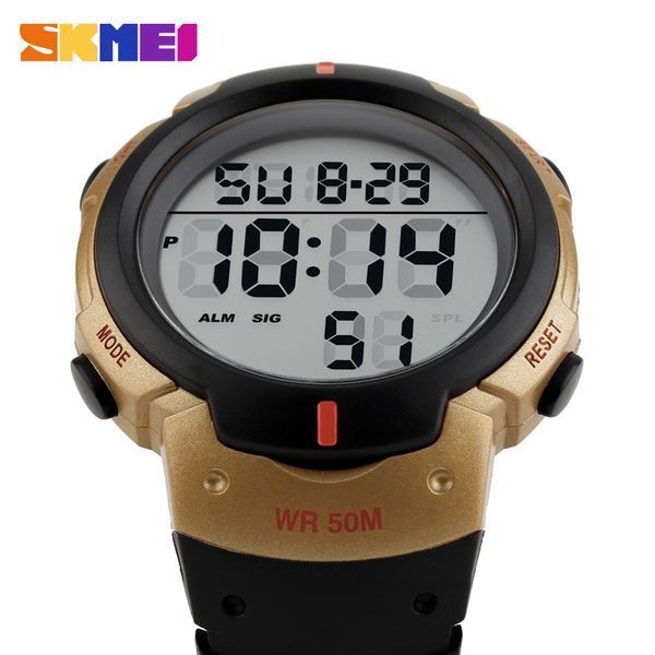 Skmei 1068GD Gold-Black 8841430801641 фото